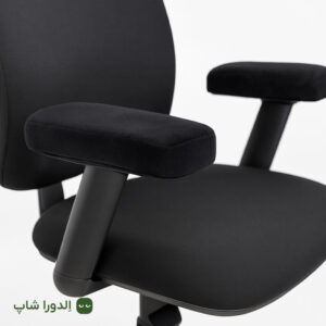نصب پد مخملی روی دسته صندلی اداری