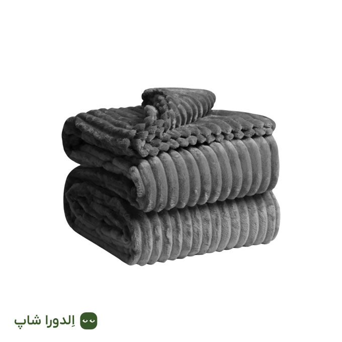 پتو مسافرتی ژله‌ای طرح پلیسه ای دو نفره