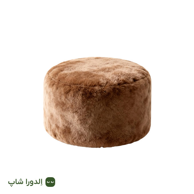 زیرپایی دایره‌ای با رویه پولیش عروسکی