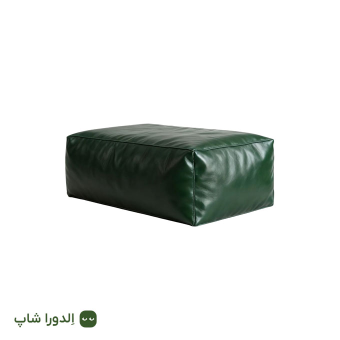 زیرپایی مستطیلی با رویه چرم مصنوعی