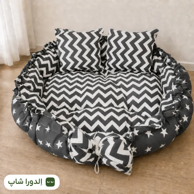 تشک و جای خواب سگ و گربه آنتی باکتریال به همراه بالشت ست مای پت MYPET367