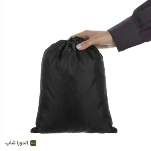 کیف ضدآب بنددار چادر موتورسیکلت شمعی مشکی