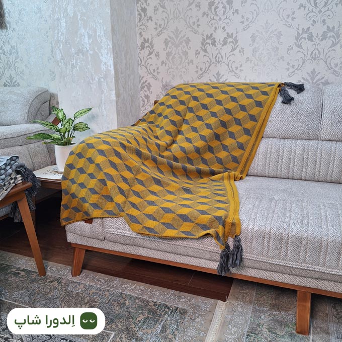 شال مبل و تخت مکعب سه بعدی کیفیت عالی آکر
